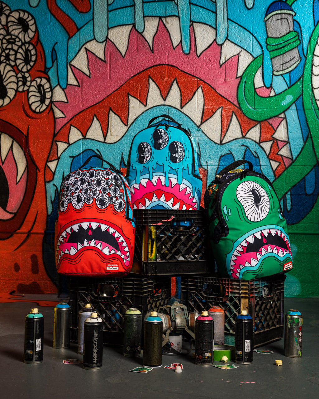 SPRAYGROUND Jorge Rodriguez The Artist Collab Bob Shark Backpack — product image 2