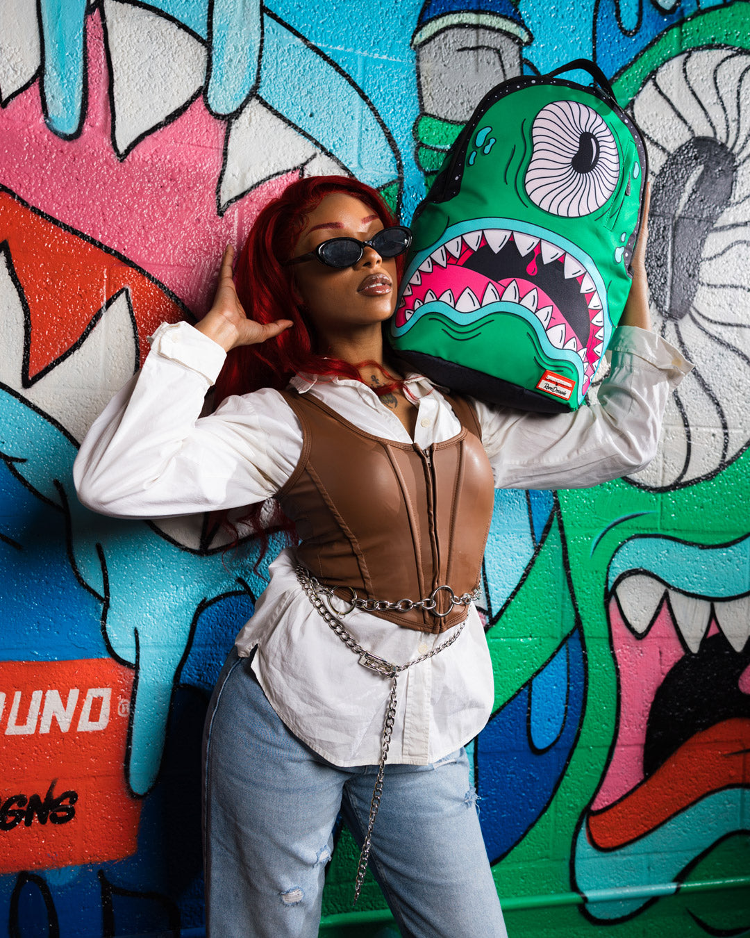 SPRAYGROUND Jorge Rodriguez The Artist Collab Bob Shark Backpack — product image 6