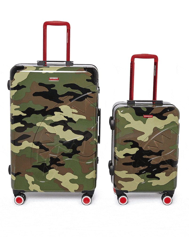 SPRAYGROUND Jungle Paris 2 Pc Luggage Set (Carry-On & Full-Size) — product image 1