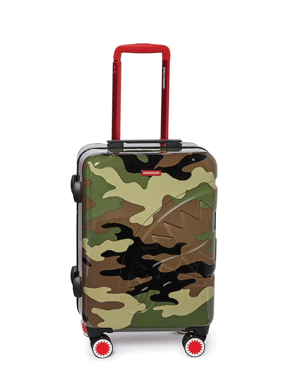 SPRAYGROUND Jungle Paris 21.5” Carry-On Sharkitecture Luggage — product image 1