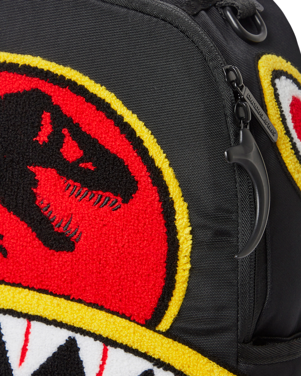 SPRAYGROUND Jurassic Park Shark "Chenille Shark" Backpack (DLXR) — product image 7