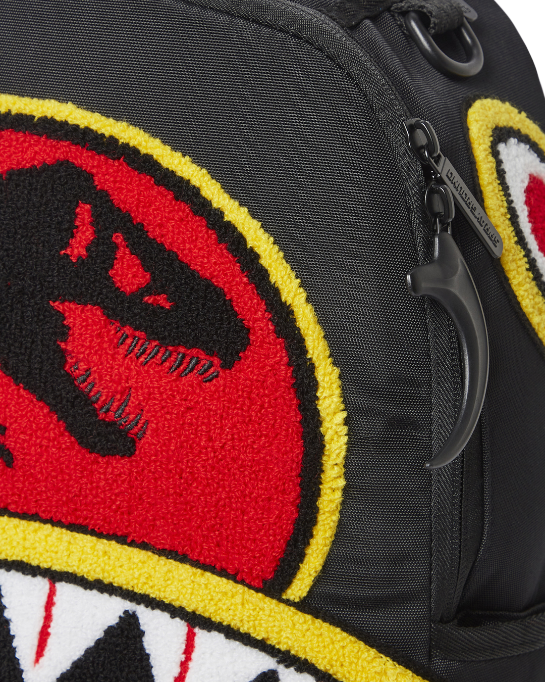 SPRAYGROUND Jurassic Park Shark "Chenille Shark" Backpack (DLXR) — product image 7