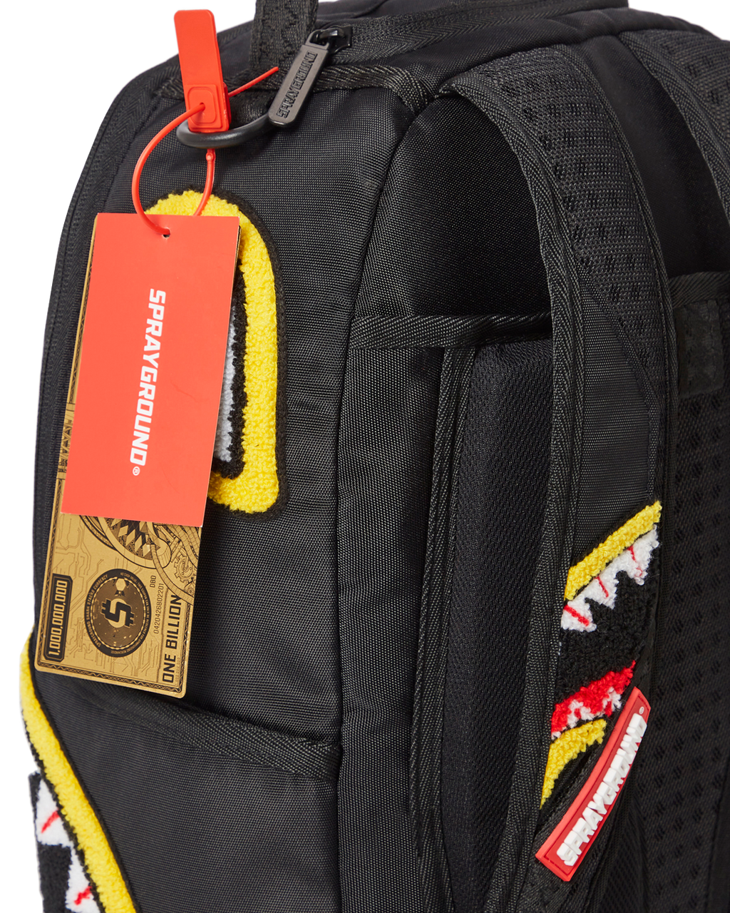 SPRAYGROUND Jurassic Park Shark "Chenille Shark" Backpack (DLXR) — product image 8