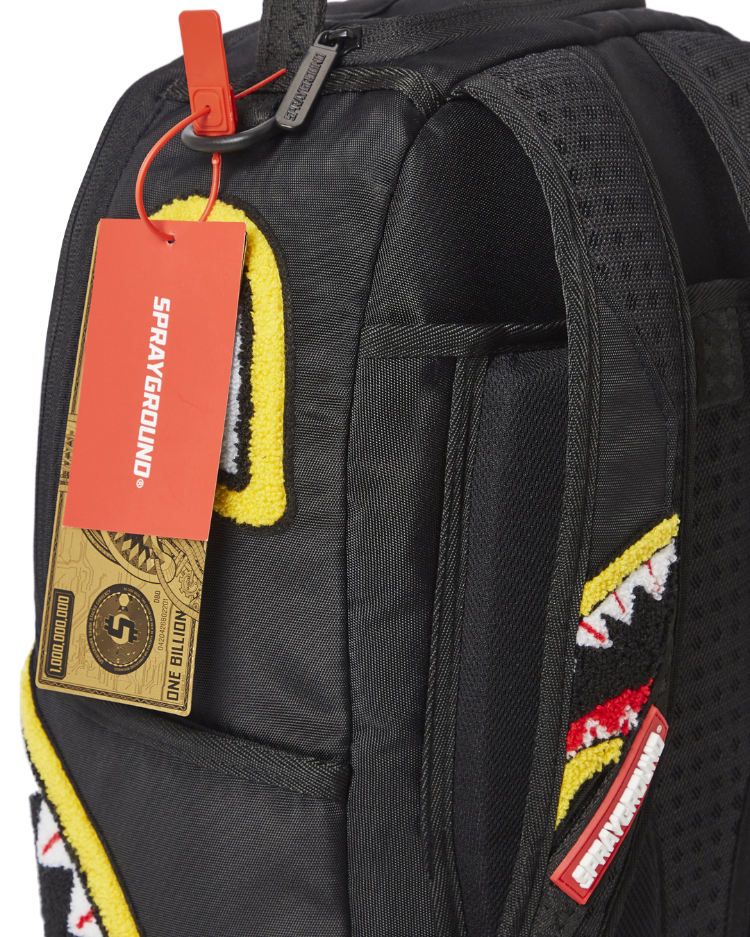 SPRAYGROUND Jurassic Park Shark "Chenille Shark" Backpack (DLXR) — product image 8