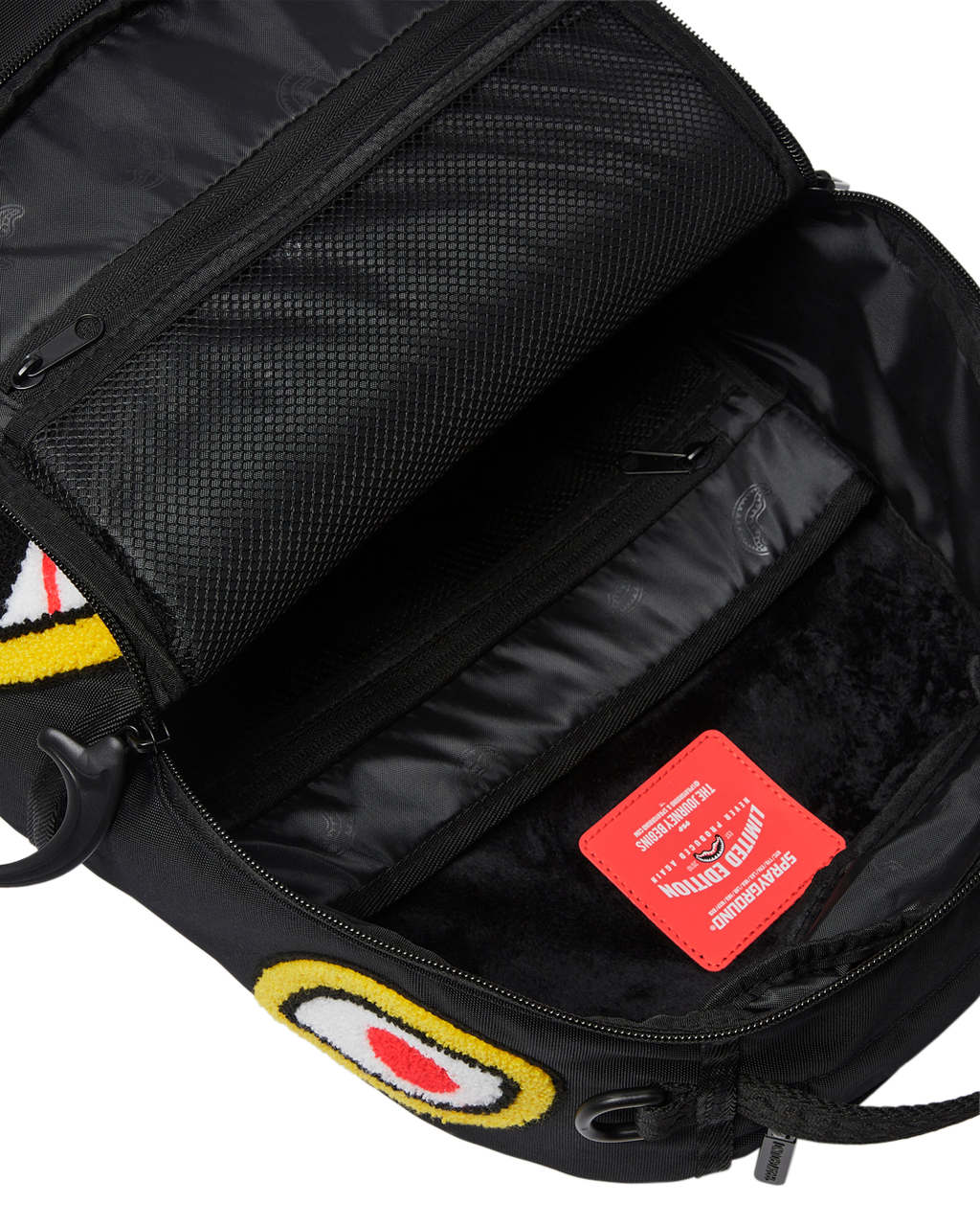 SPRAYGROUND Jurassic Park Shark "Chenille Shark" Backpack (DLXR) — product image 12