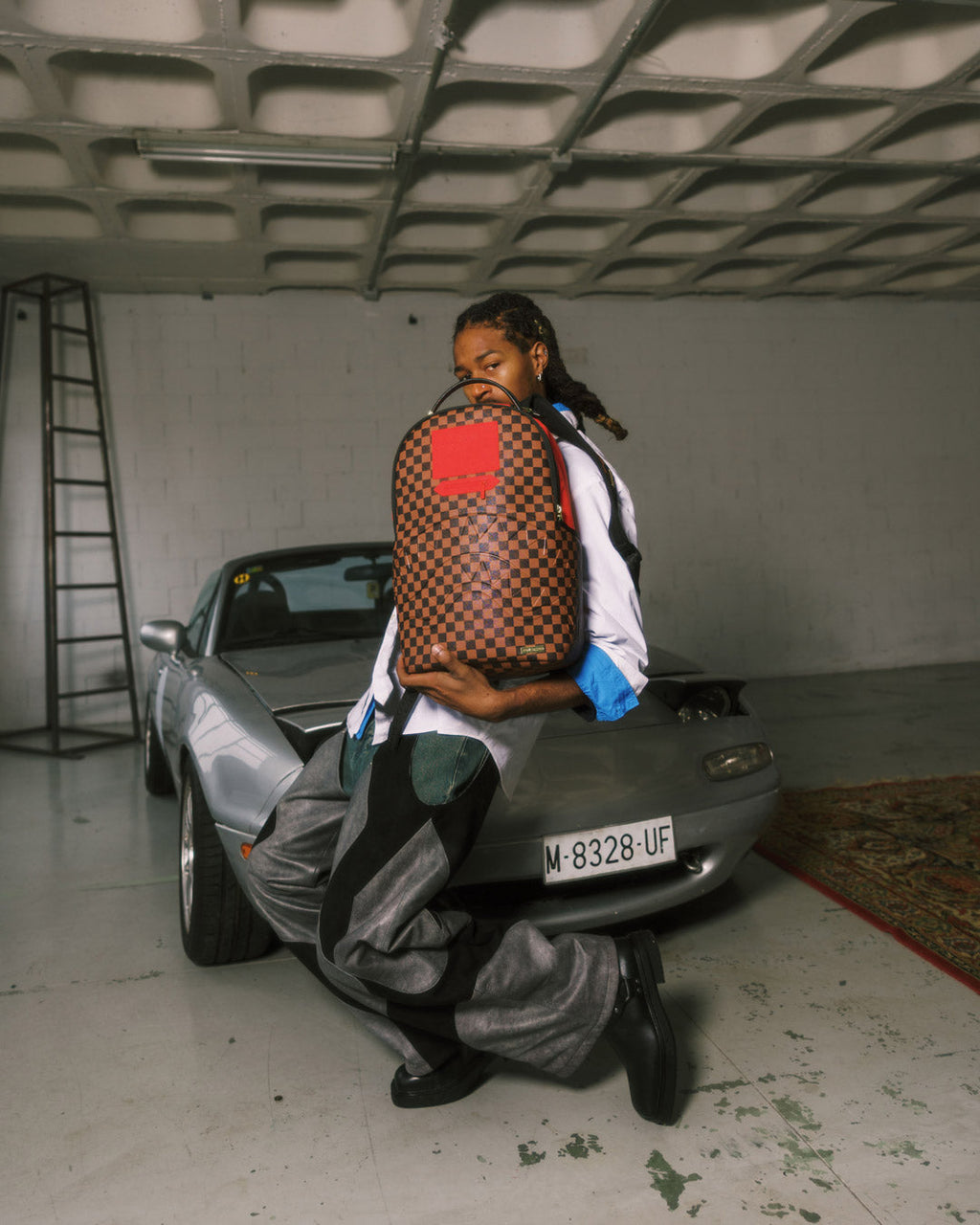 SPRAYGROUND Katana Check Boss Backpack — product image 2