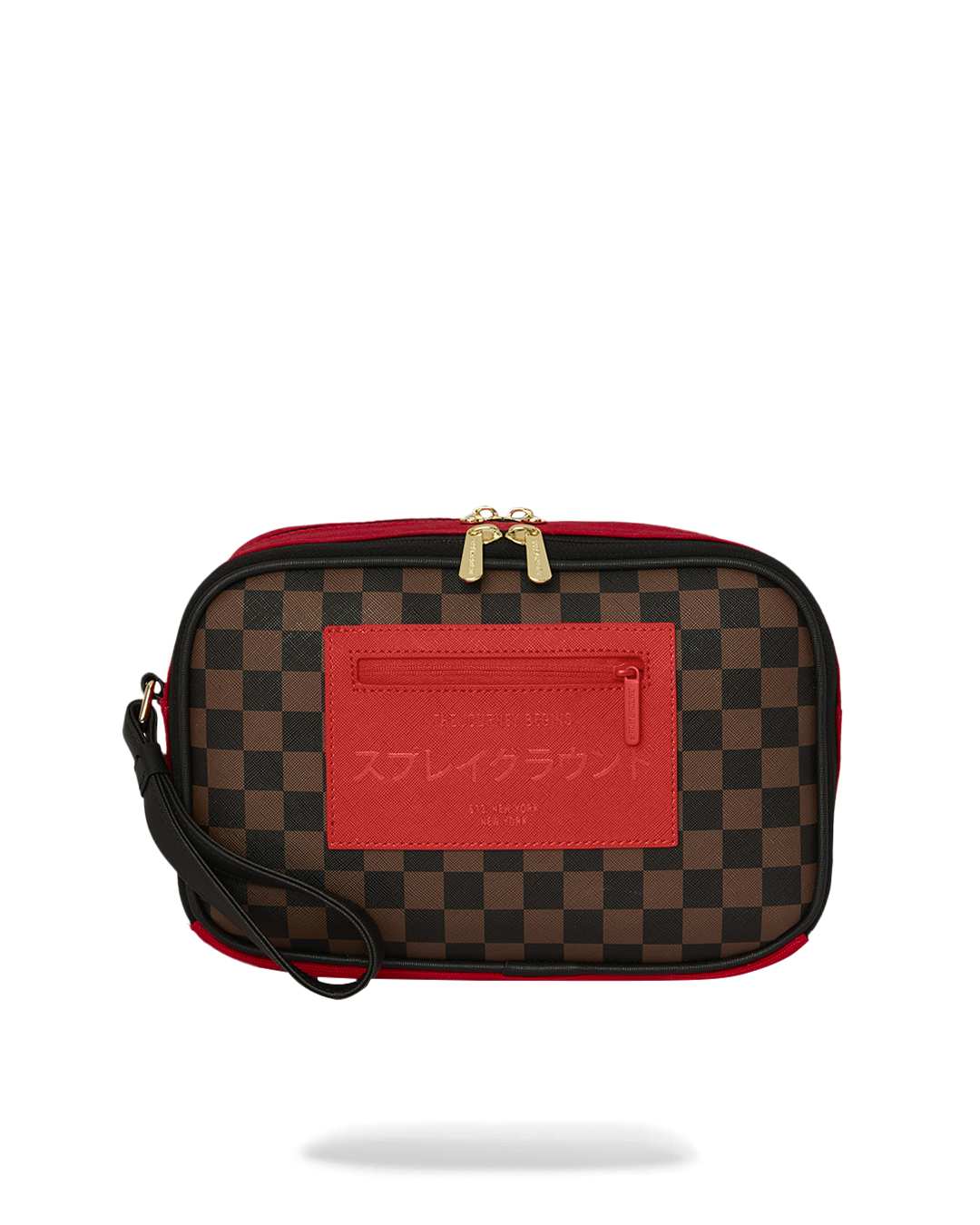 SPRAYGROUND Katana Check Boss Toiletry Brick — product image 1