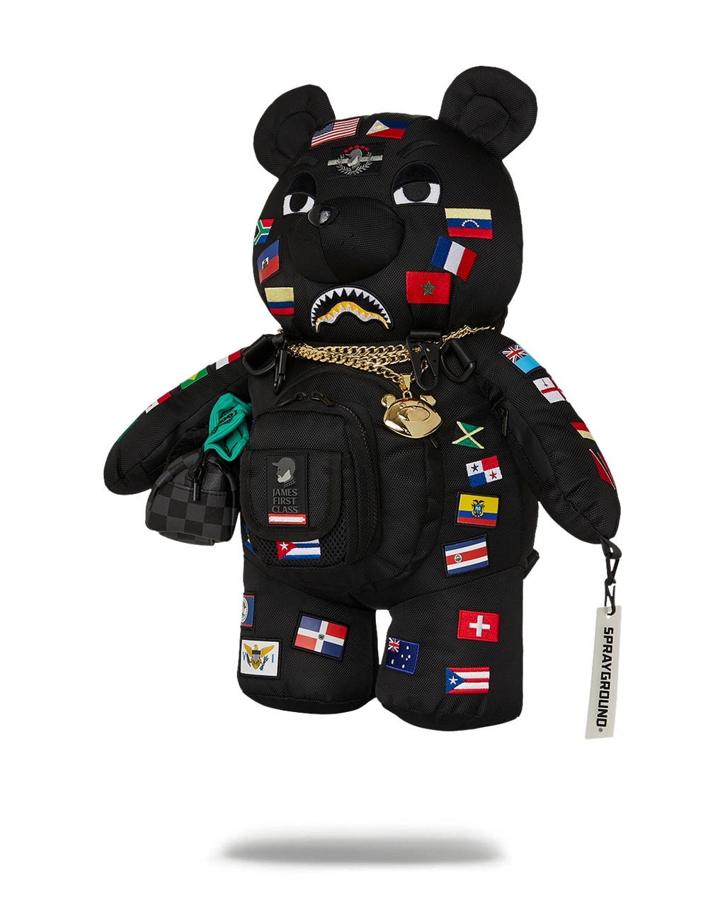 SPRAYGROUND James First Class Global Flags Moneybear Backpack — product image 5