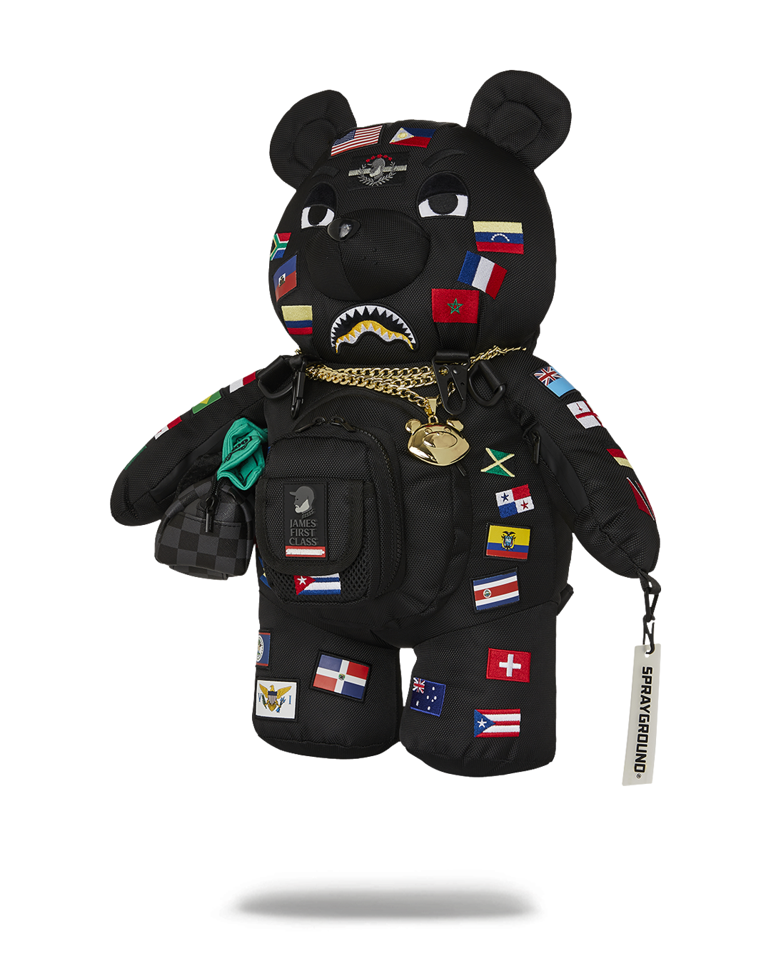 SPRAYGROUND James First Class Global Flags Moneybear Backpack — product image 5