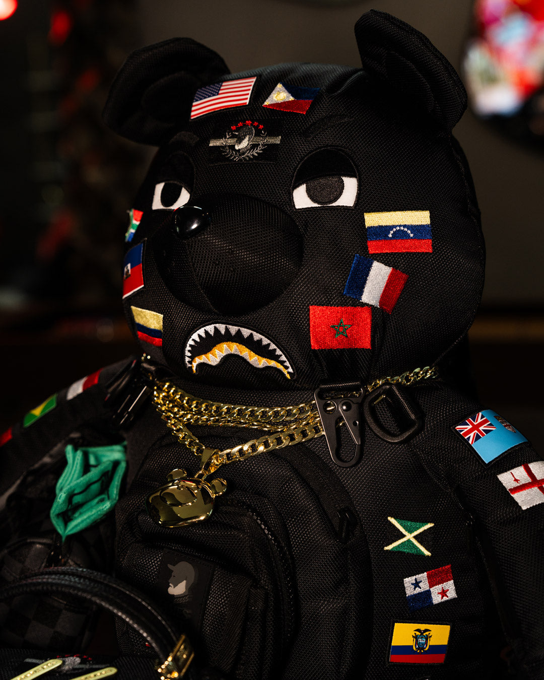 SPRAYGROUND James First Class Global Flags Moneybear Backpack — product image 6