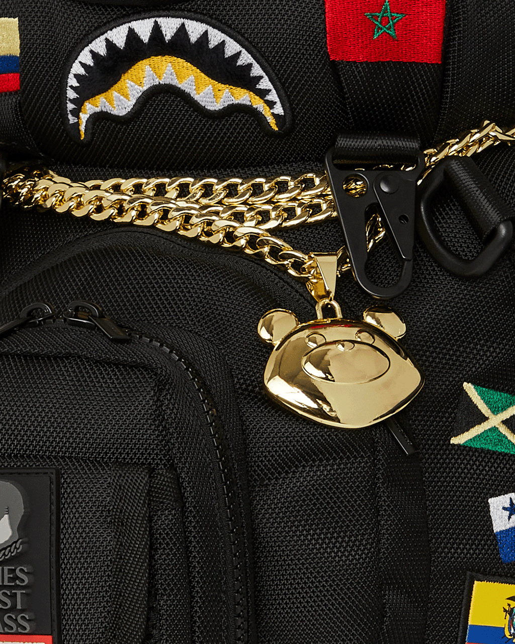 SPRAYGROUND James First Class Global Flags Moneybear Backpack — product image 9