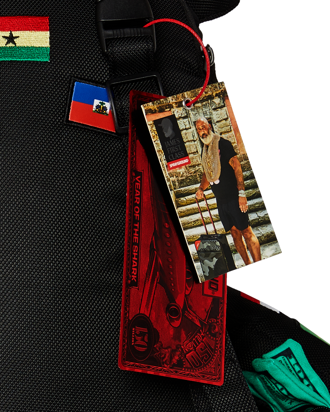 SPRAYGROUND James First Class Global Flags Moneybear Backpack — product image 13