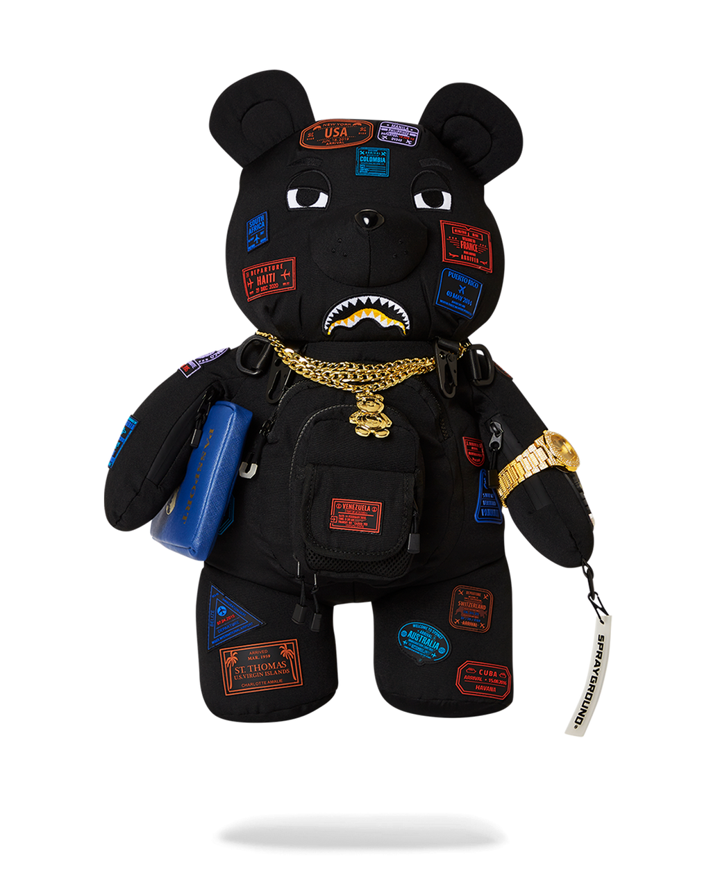 SPRAYGROUND James First Class I Got These Stamps Moneybear Backpack — product image 1