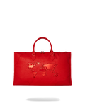 SPRAYGROUND James First Class Ruby Red Pyramid Large Duffle — product image 1