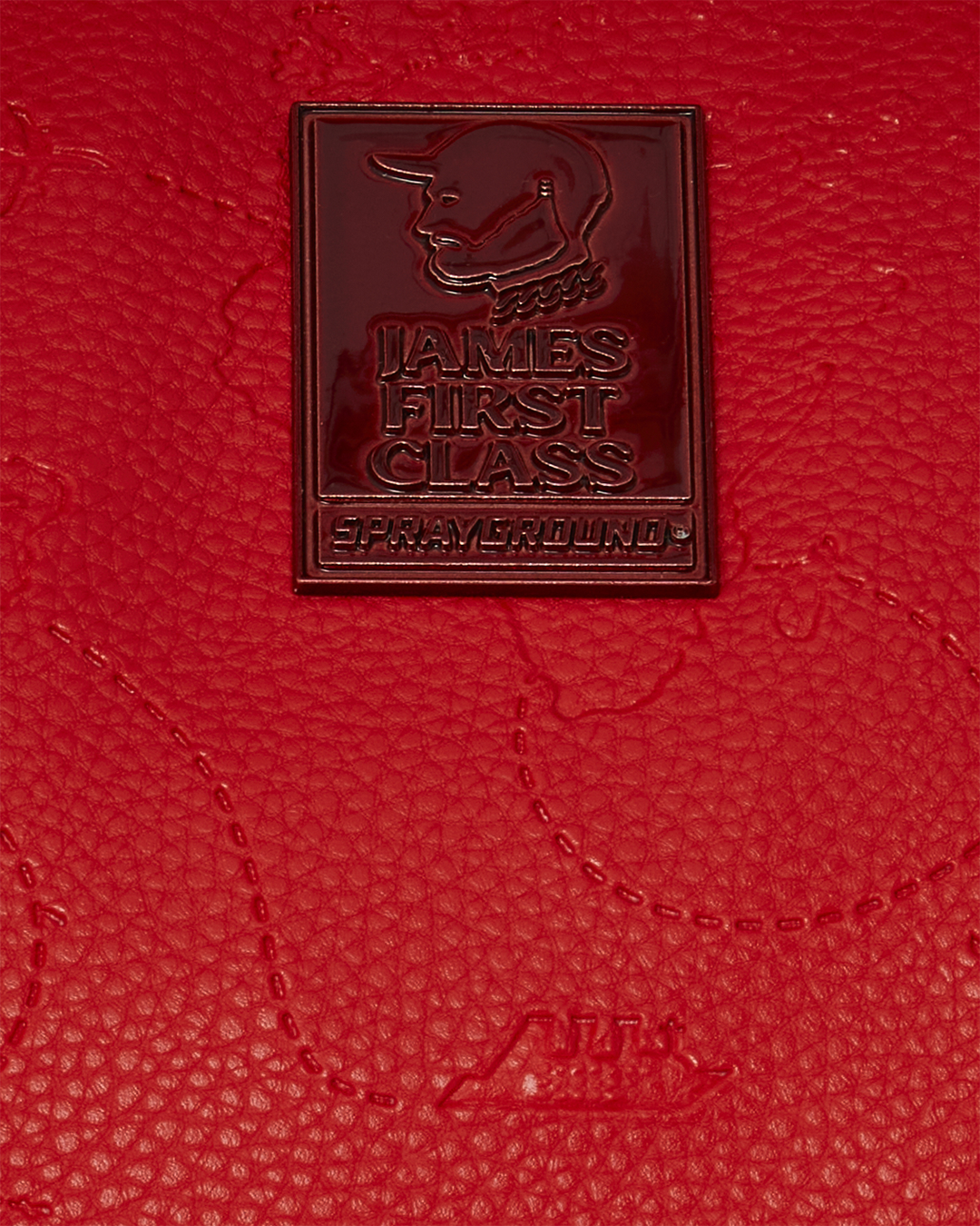 SPRAYGROUND James First Class Ruby Red Pyramid Large Duffle — product image 12