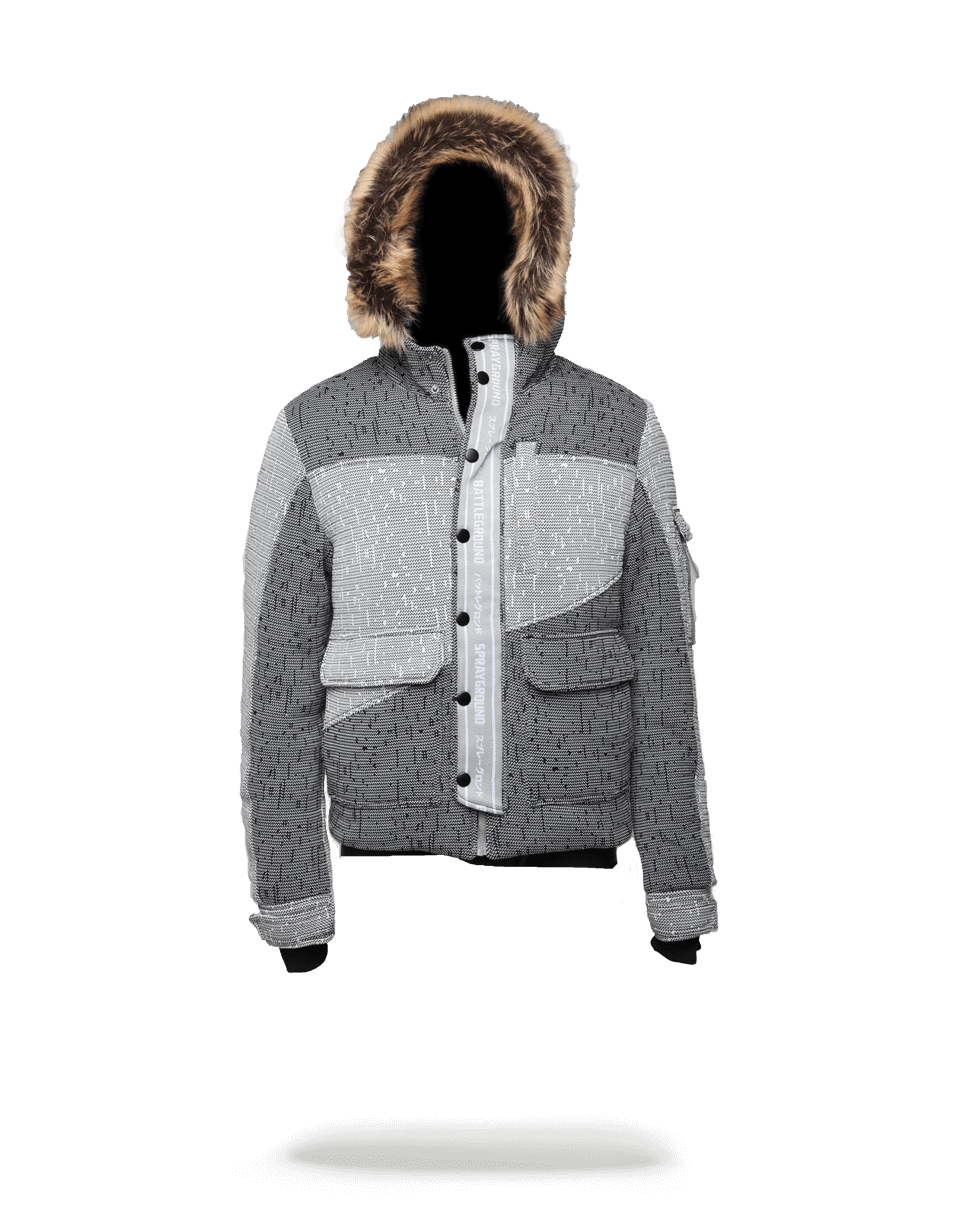 SPRAYGROUND Japan Stripe Knit Chopper Jacket — product image 1
