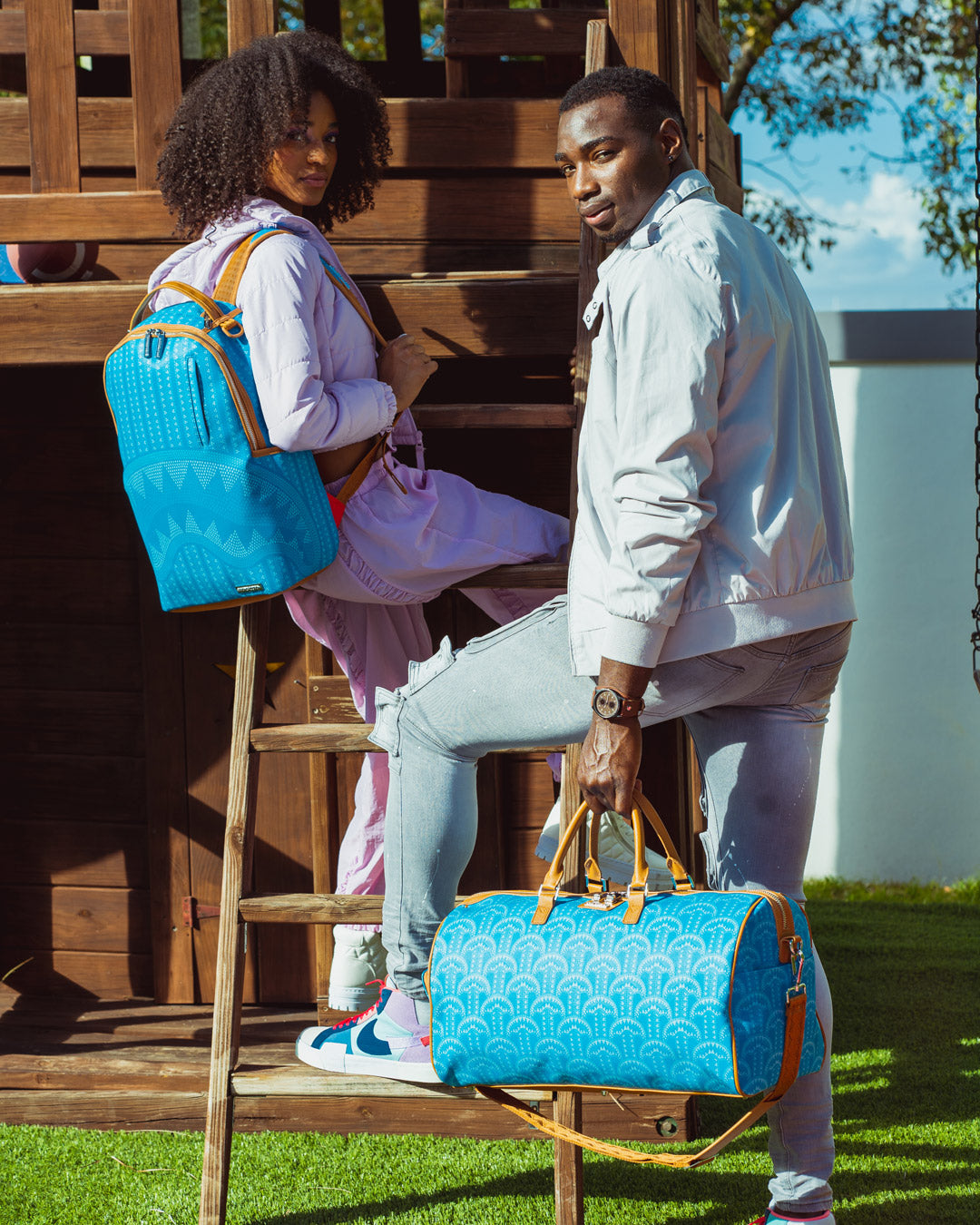 SPRAYGROUND Illuchains Turq Duffle — product image 9
