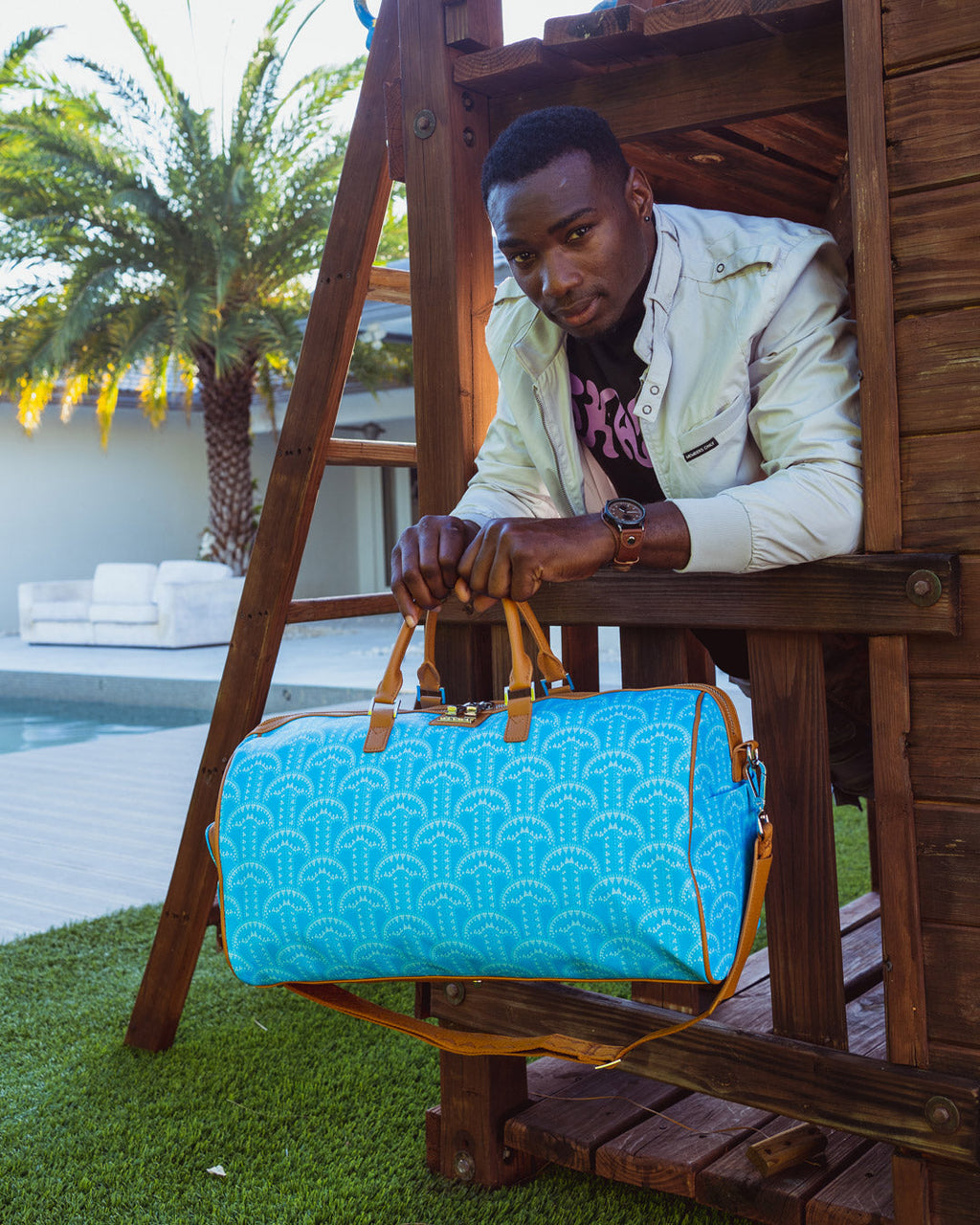 SPRAYGROUND Illuchains Turq Duffle — product image 15
