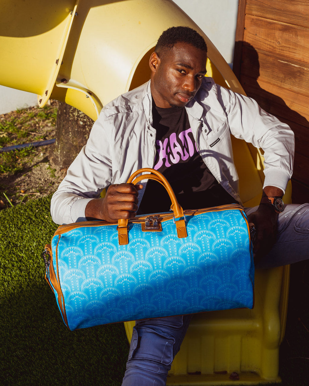 SPRAYGROUND Illuchains Turq Duffle — product image 17