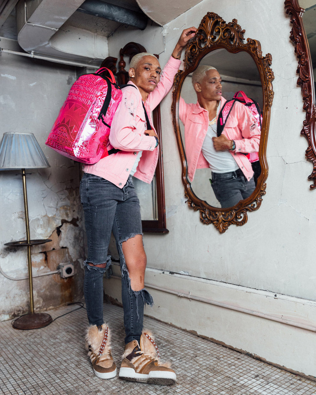 SPRAYGROUND Infiniti Pink Diamond Backpack (DLXV) — product image 6