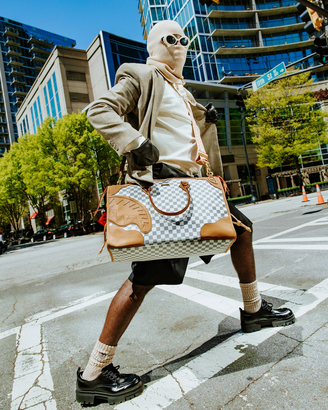 SPRAYGROUND Henny Latte Pyramid Duffle — product image 4