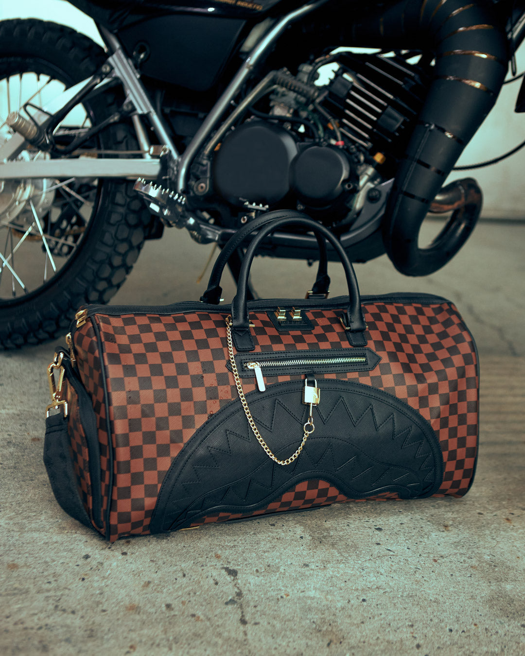SPRAYGROUND Henny Lock Sharks In Paris Duffle — product image 4