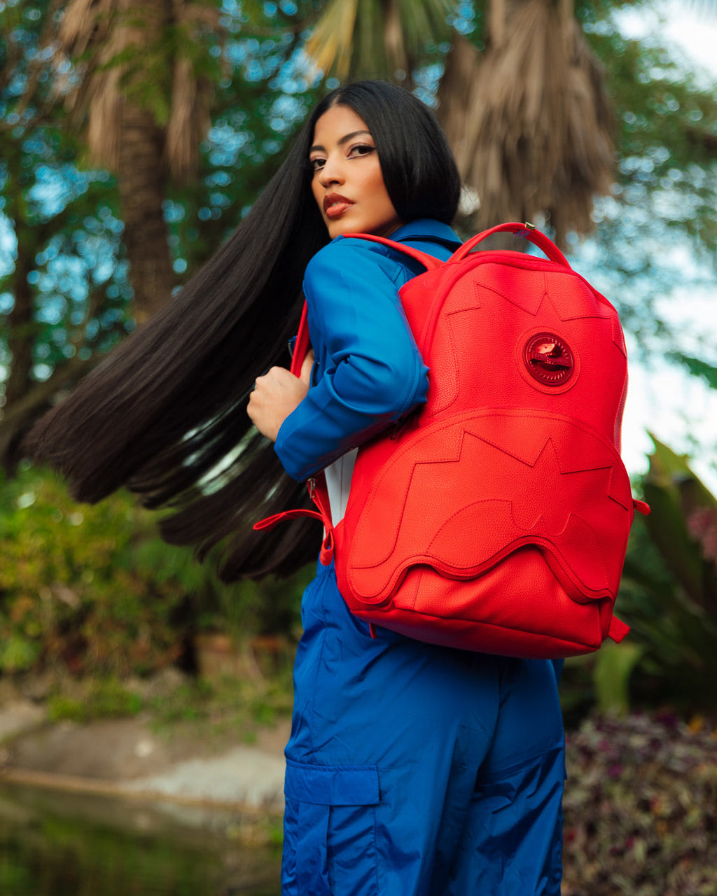 SPRAYGROUND Heavy Metal Shark Red Backpack (DLXV) — product image 6