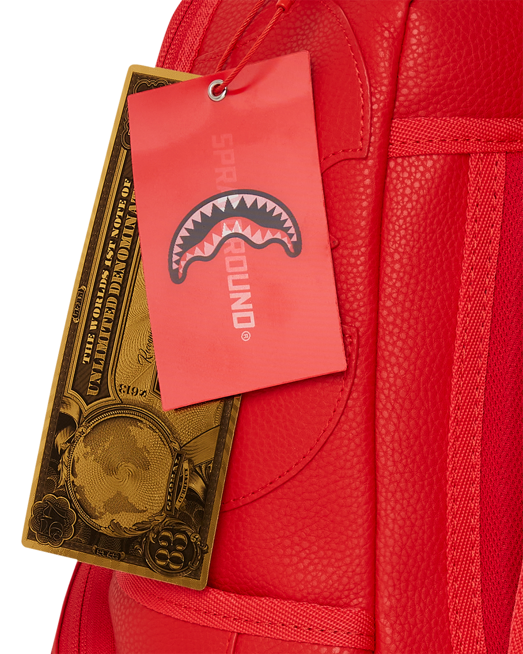 SPRAYGROUND Heavy Metal Shark Red Backpack (DLXV) — product image 15