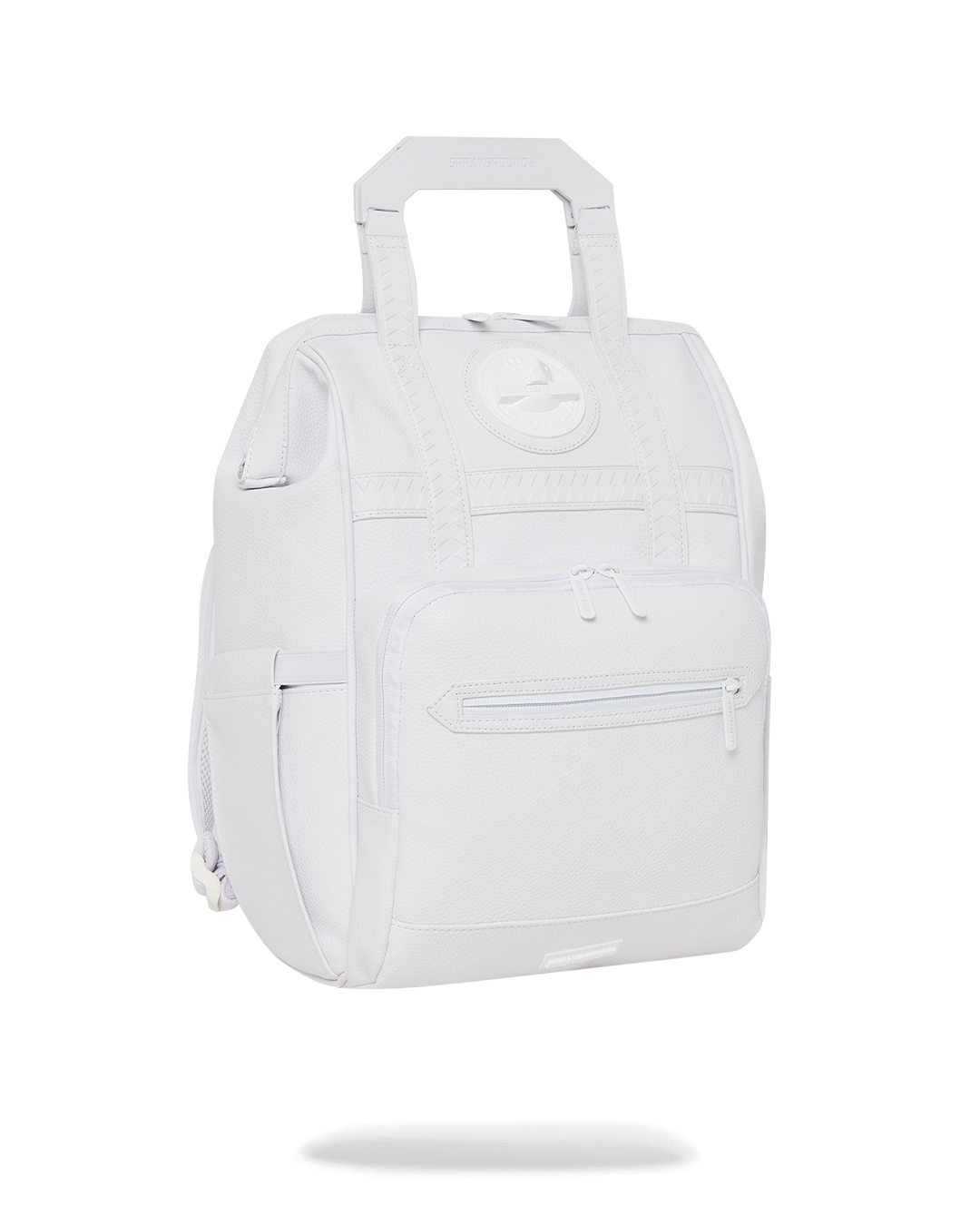 SPRAYGROUND Heavy Metal Shark White Out Biz Top Opener Backpack — product image 3