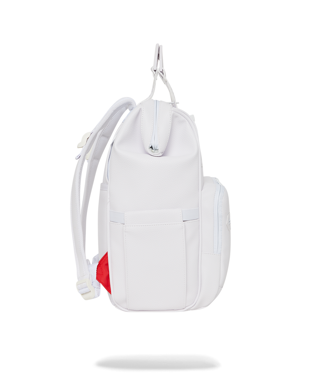SPRAYGROUND Heavy Metal Shark White Out Biz Top Opener Backpack — product image 5