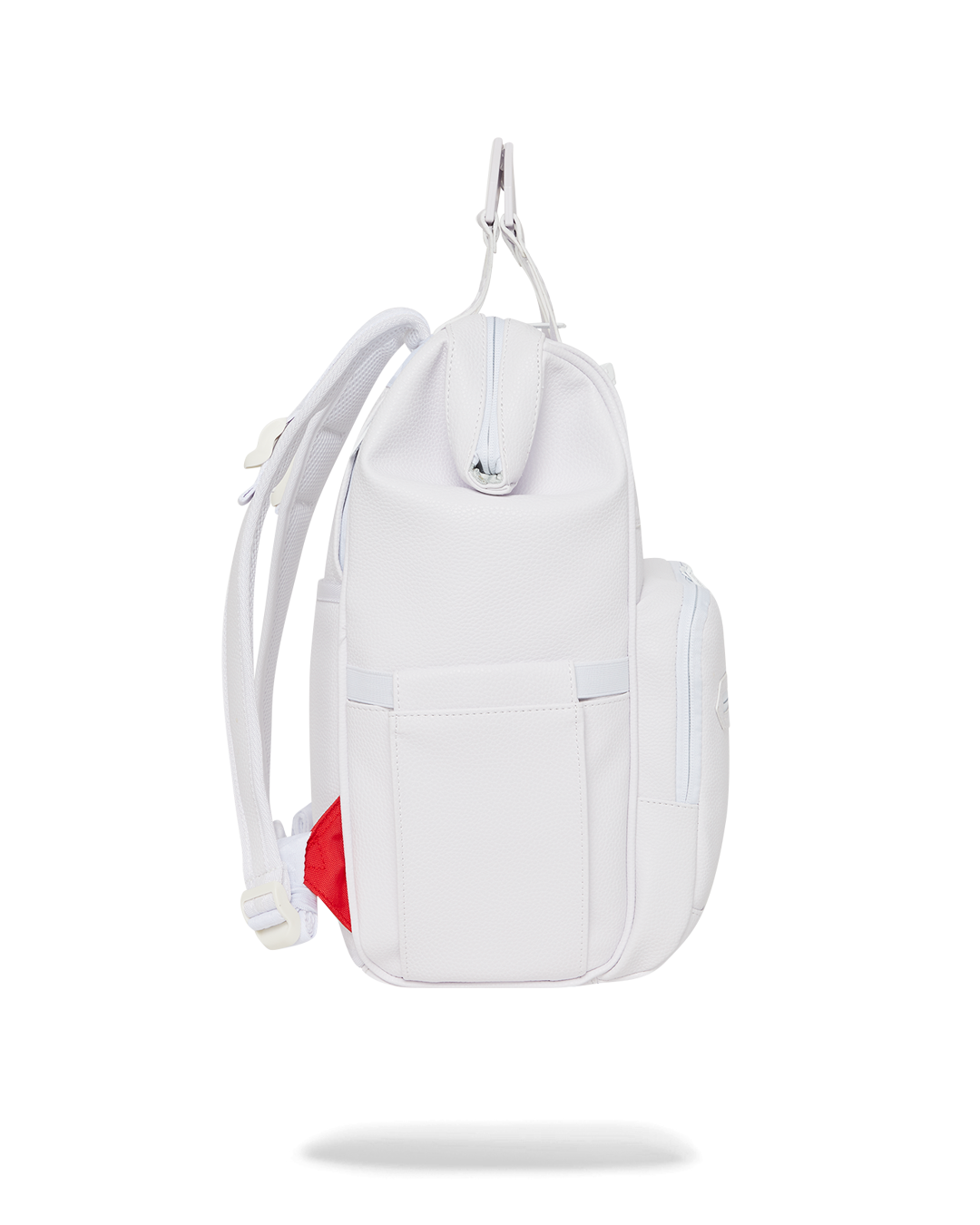 SPRAYGROUND Heavy Metal Shark White Out Biz Top Opener Backpack — product image 5