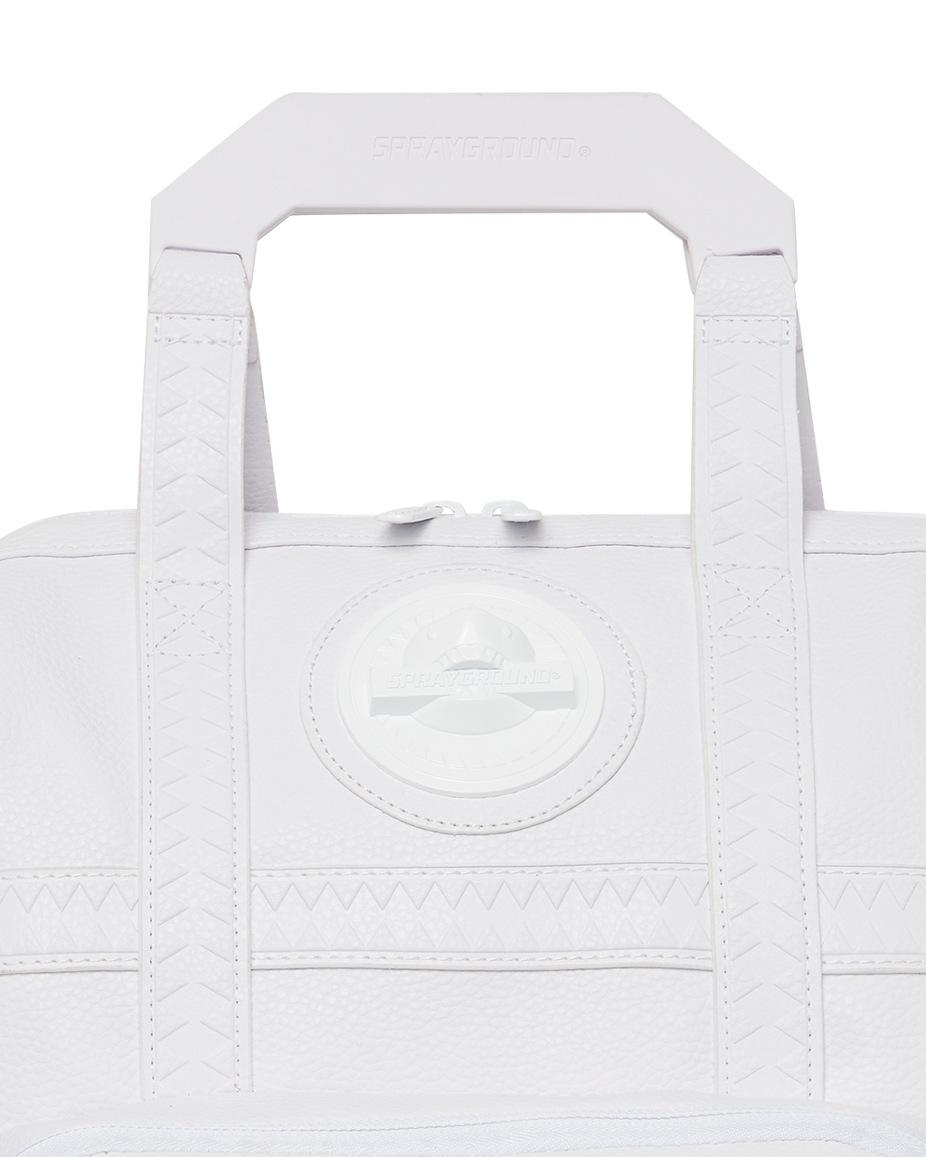SPRAYGROUND Heavy Metal Shark White Out Biz Top Opener Backpack — product image 13