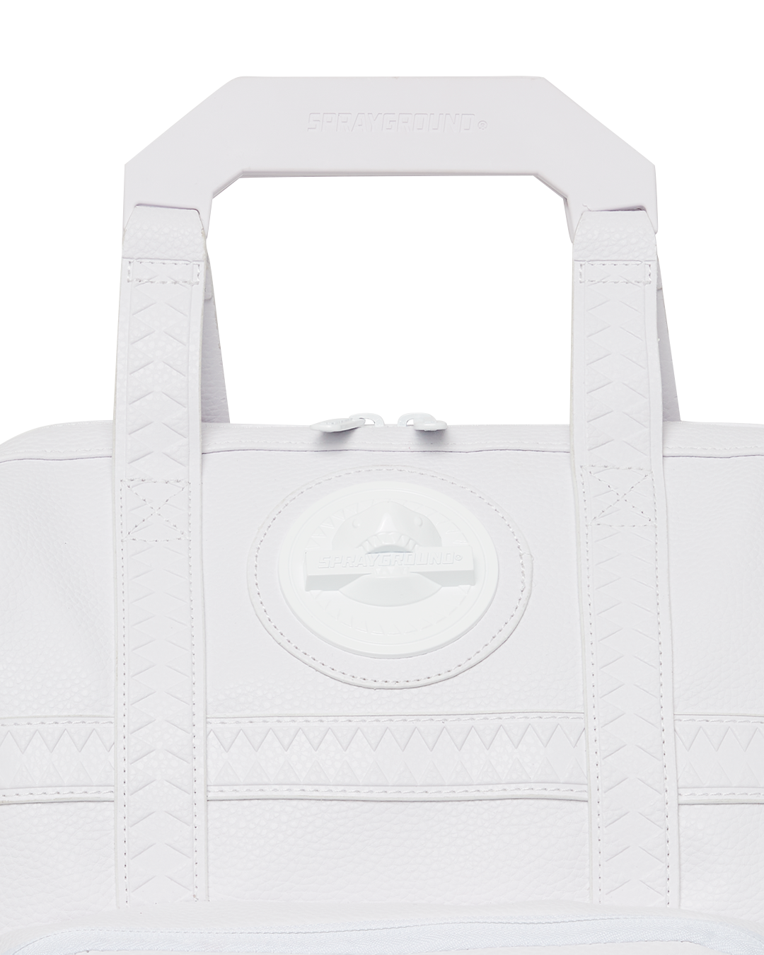 SPRAYGROUND Heavy Metal Shark White Out Biz Top Opener Backpack — product image 13