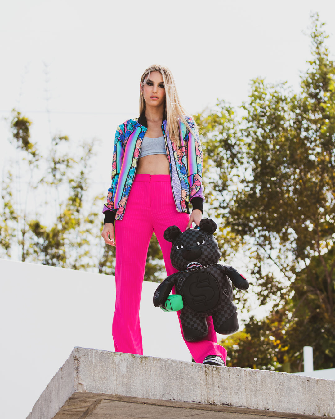 SPRAYGROUND Henny Aiir To The Throne Moneybear Teddybear Backpack — product image 4