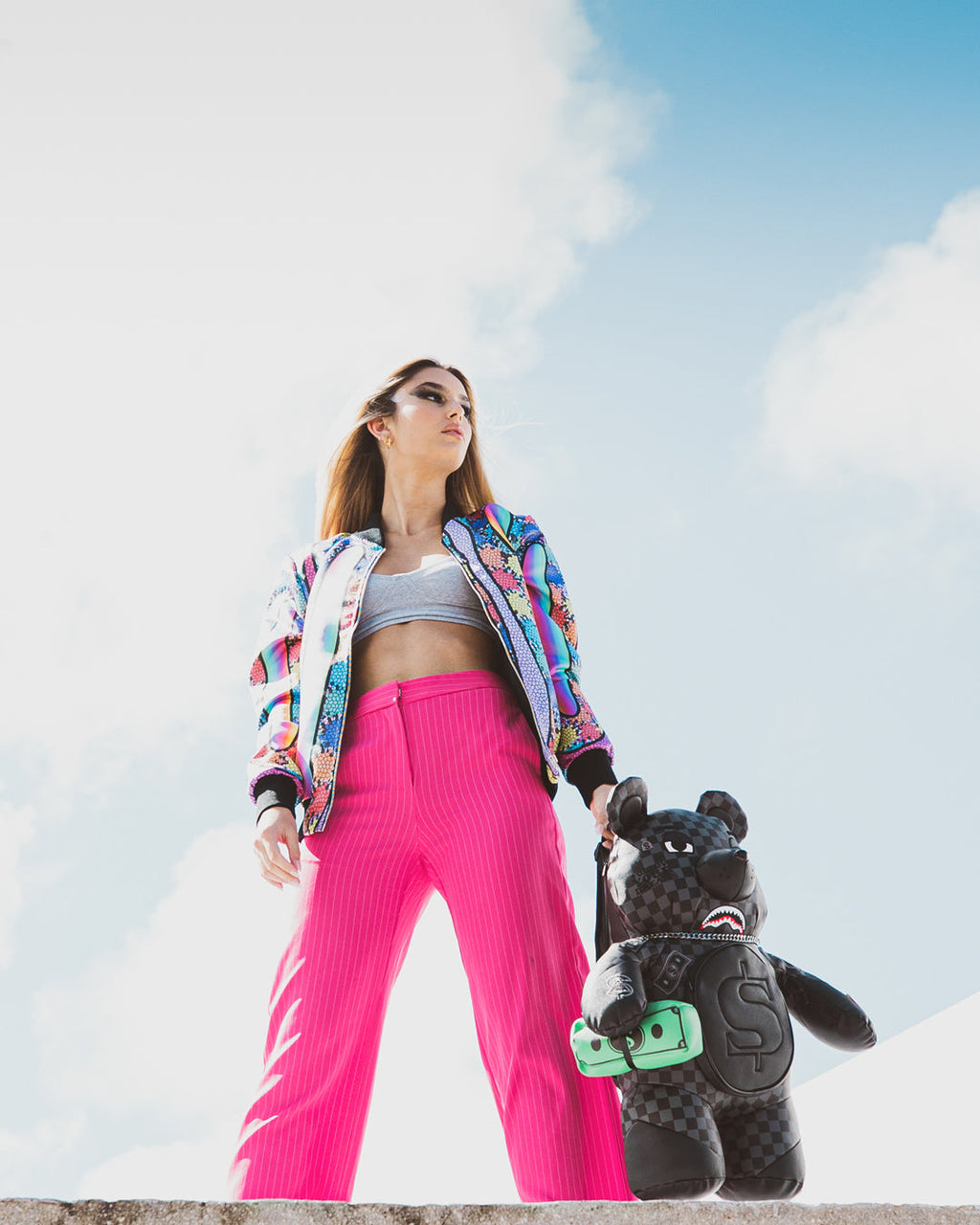 SPRAYGROUND Henny Aiir To The Throne Moneybear Teddybear Backpack — product image 8
