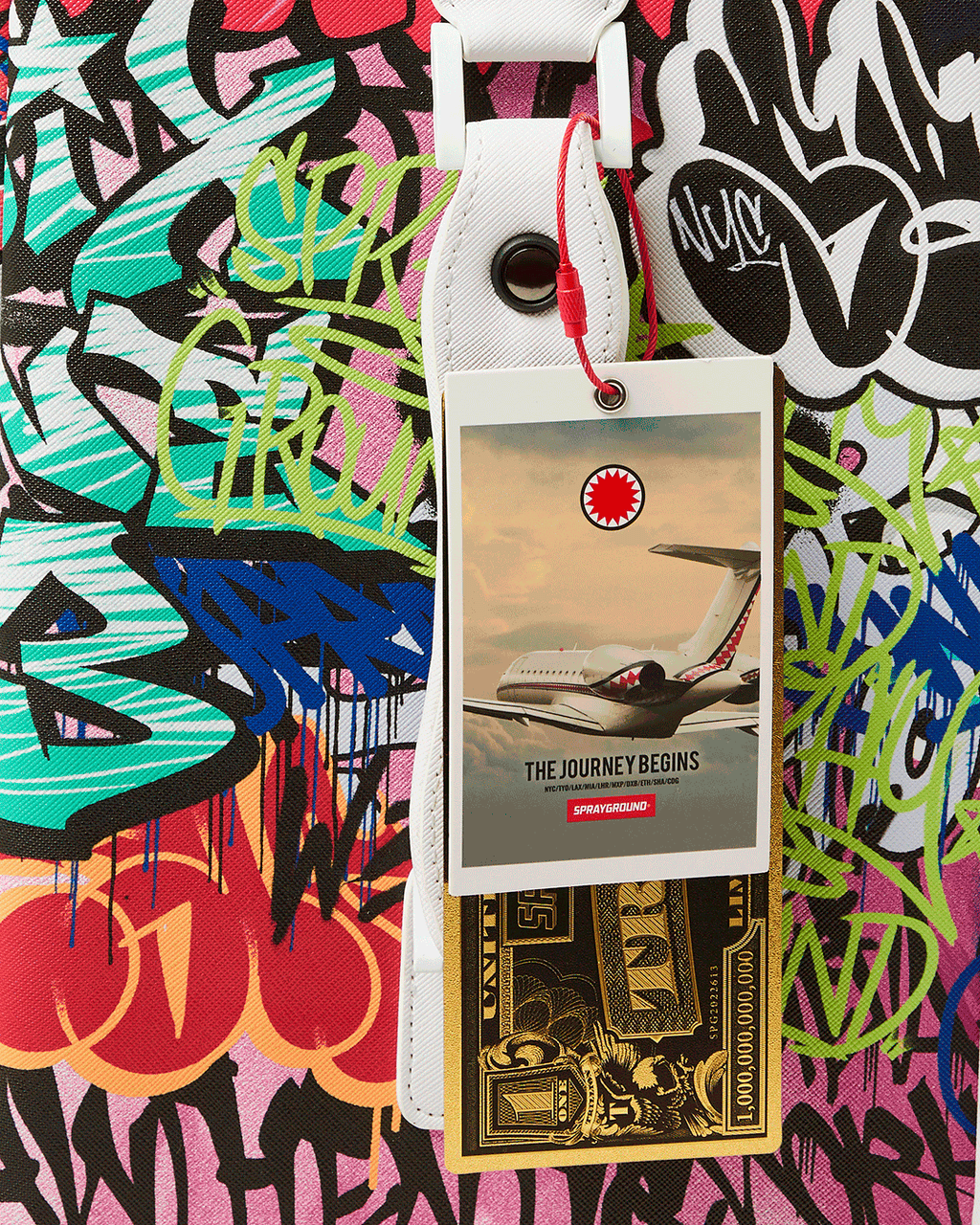 SPRAYGROUND Half Graff Jetsetter Carry-On Luggage — product image 16