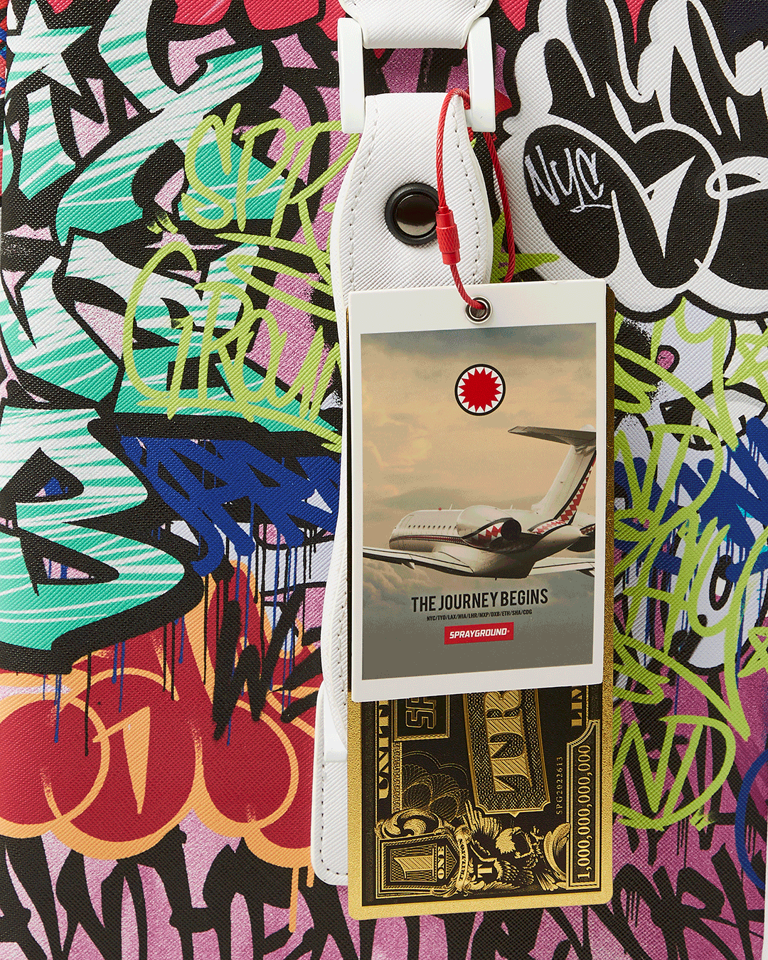 SPRAYGROUND Half Graff Jetsetter Carry-On Luggage — product image 16