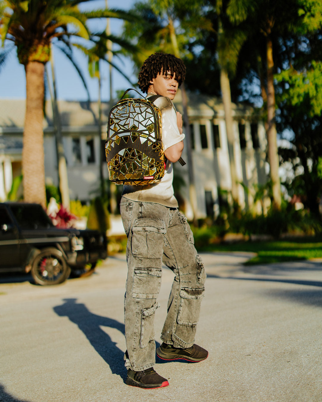SPRAYGROUND Hand Made Mirror Shark Burst - Super Exclusive Backpack — product image 2