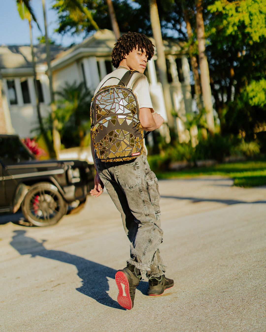 SPRAYGROUND Hand Made Mirror Shark Burst - Super Exclusive Backpack — product image 6