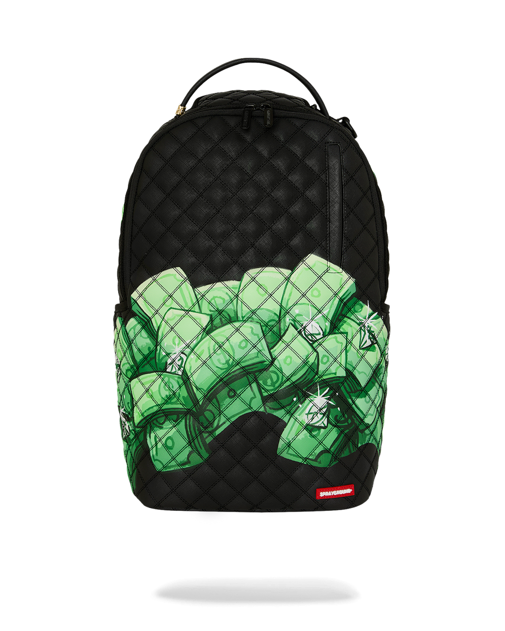 SPRAYGROUND Hand-Painted Quilt Shark Backpack — product image 1