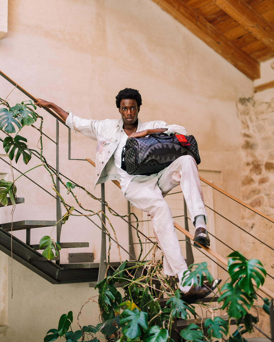 SPRAYGROUND Hangover Drip Check Duffle — product image 8