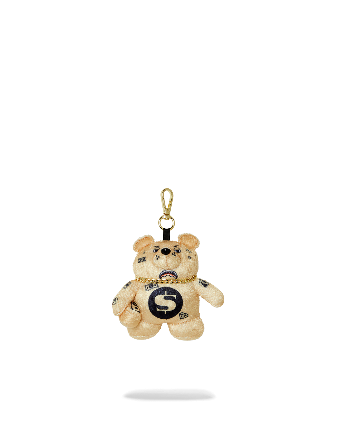 SPRAYGROUND Goldrush Bear Keychain — product image 1