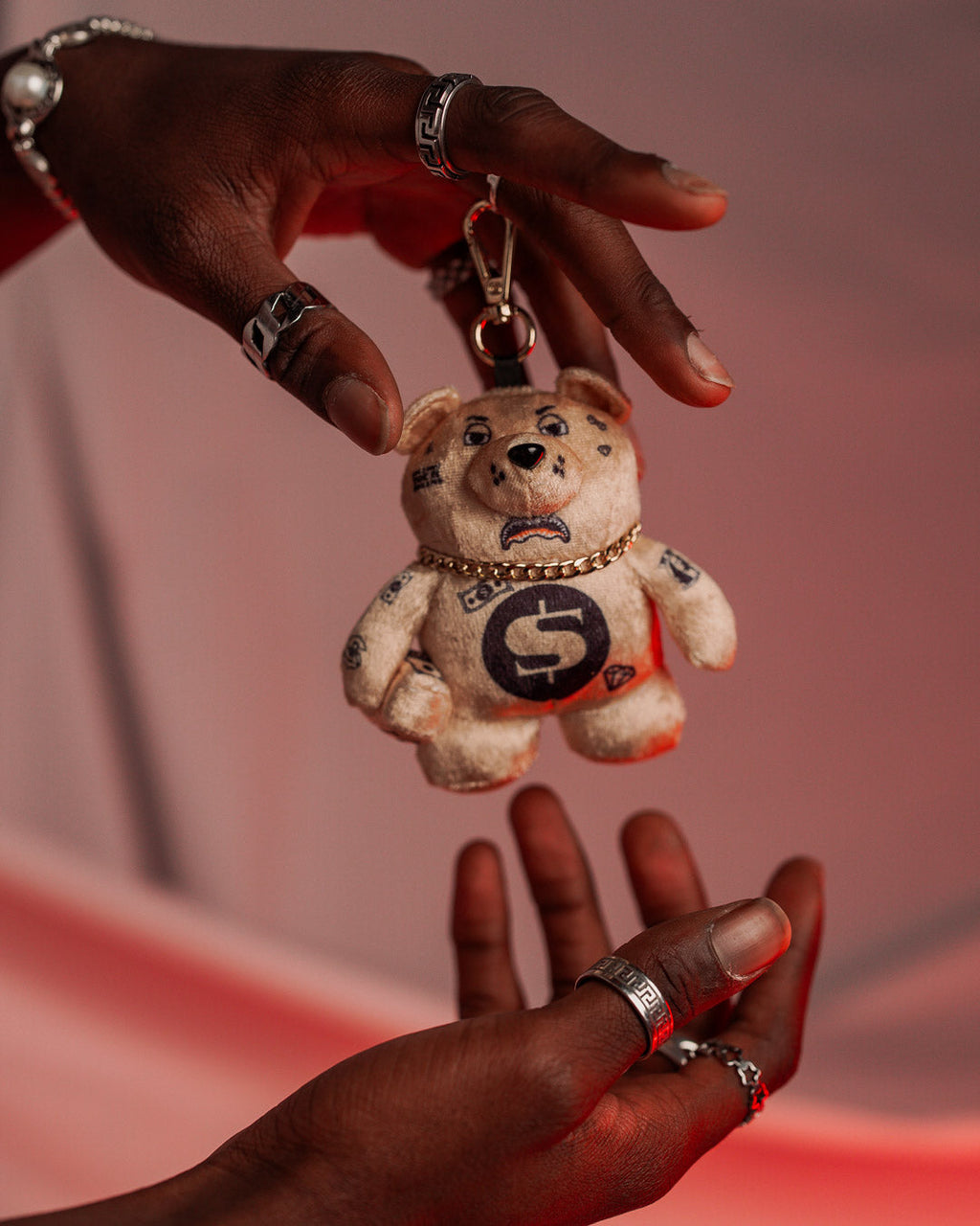 SPRAYGROUND Goldrush Bear Keychain — product image 2
