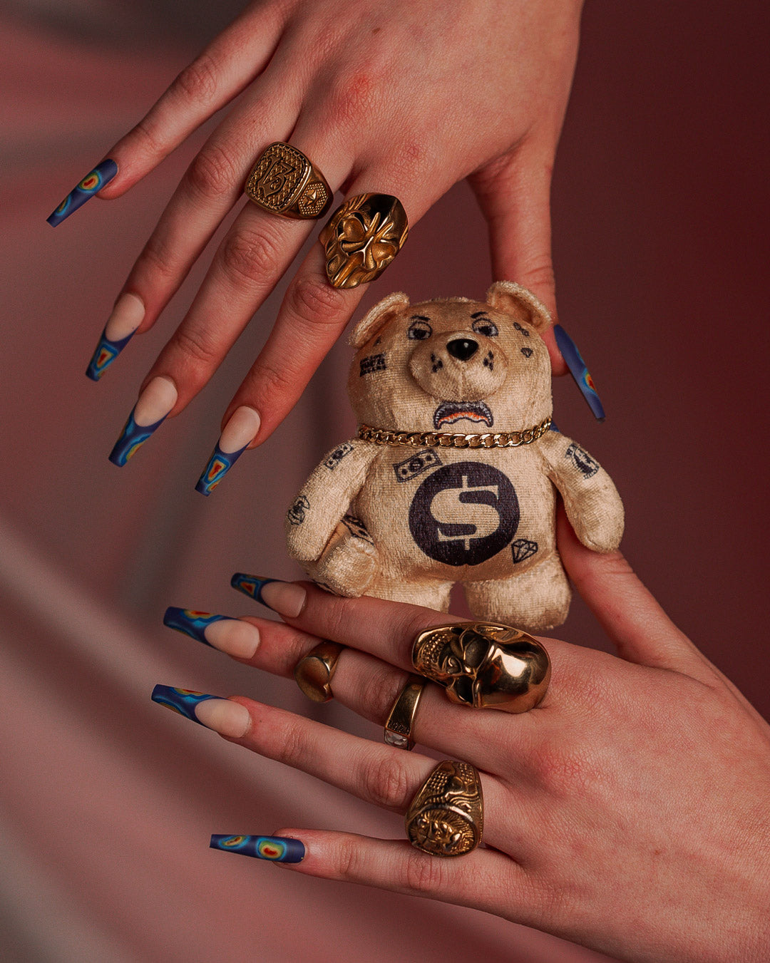 SPRAYGROUND Goldrush Bear Keychain — product image 4