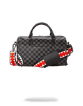 SPRAYGROUND Grey Checkered Sharks In Paris Mini Duffle — product image 1