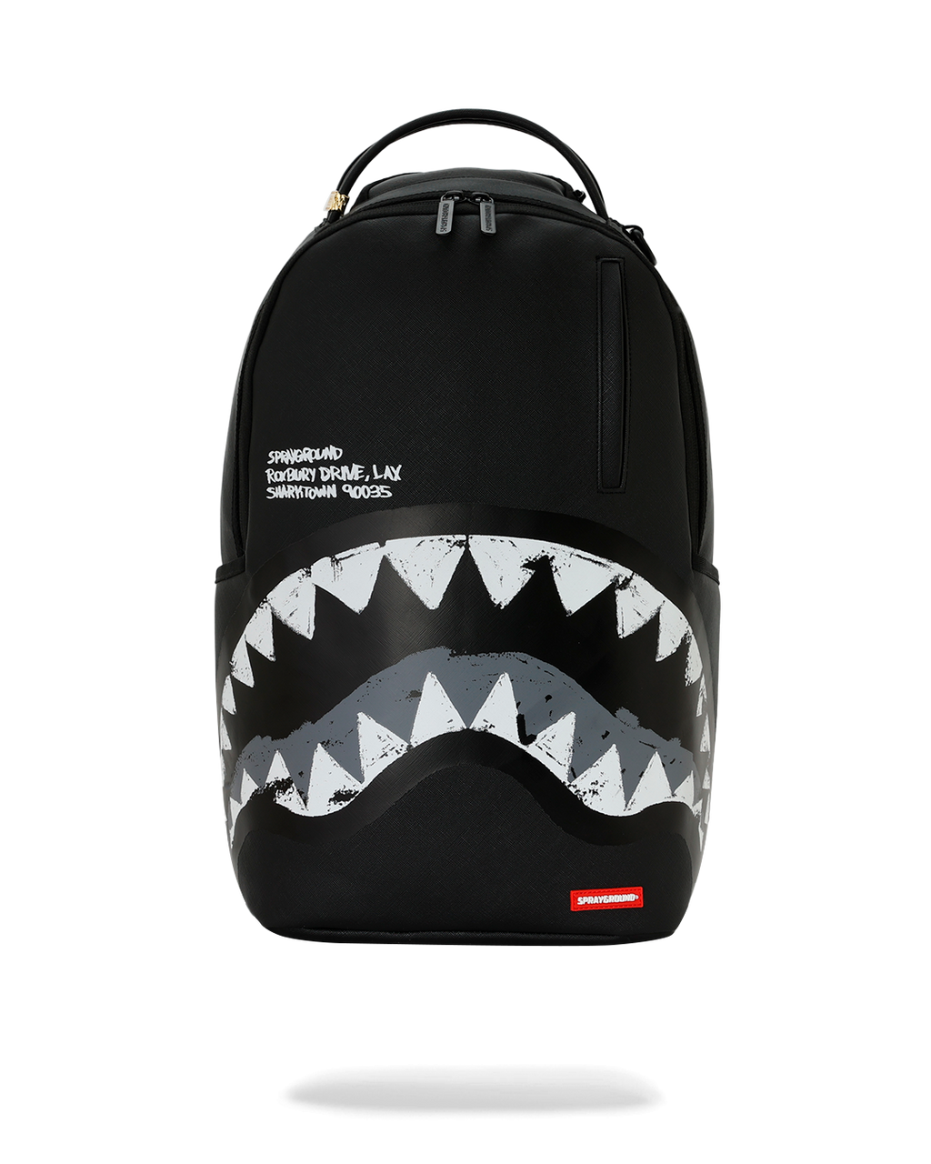 SPRAYGROUND Grey Shark Central Painted Backpack — product image 1