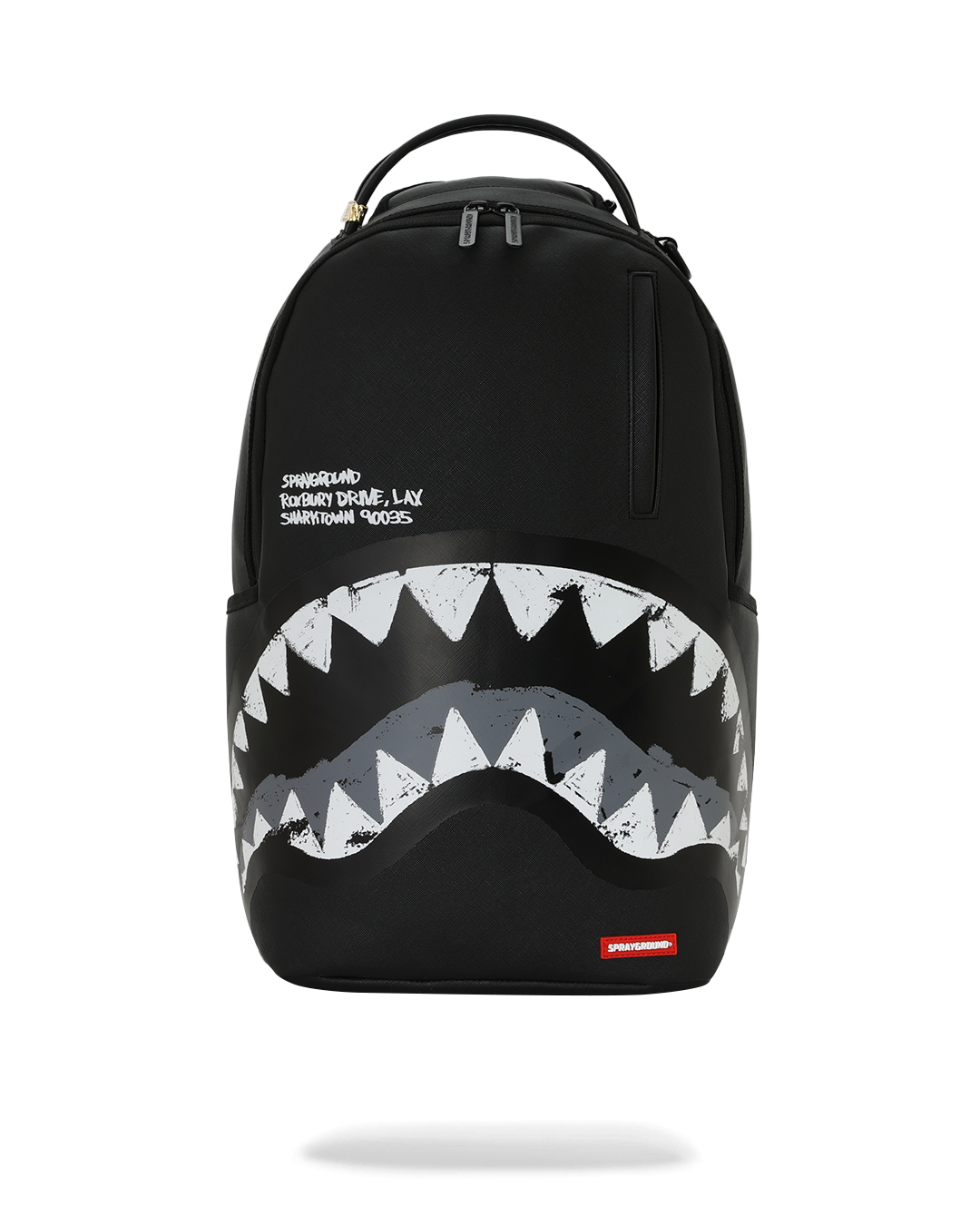 SPRAYGROUND Grey Shark Central Painted Backpack — product image 1