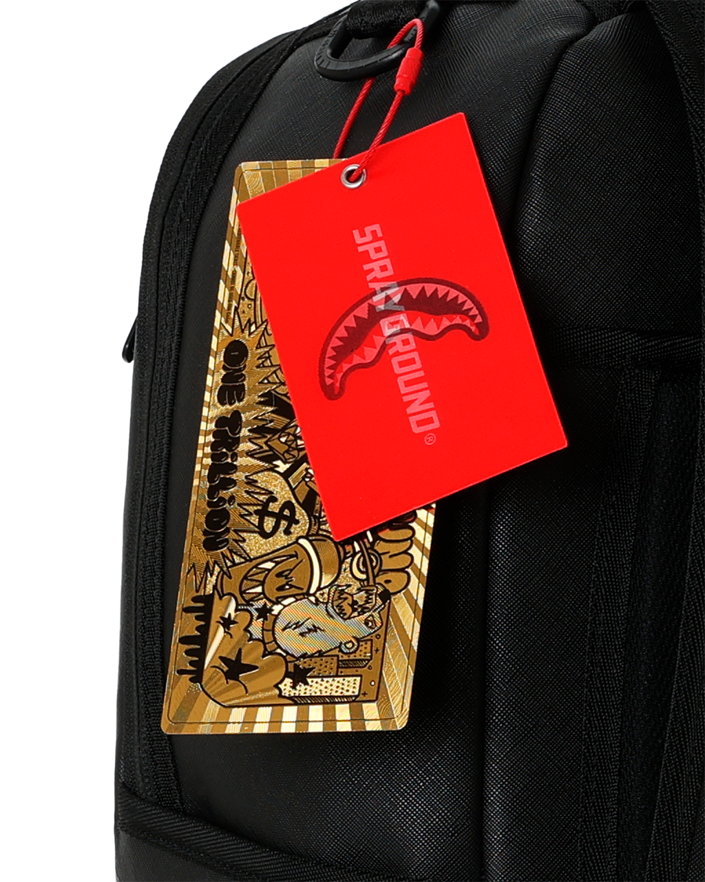 SPRAYGROUND Grey Shark Central Painted Backpack — product image 9