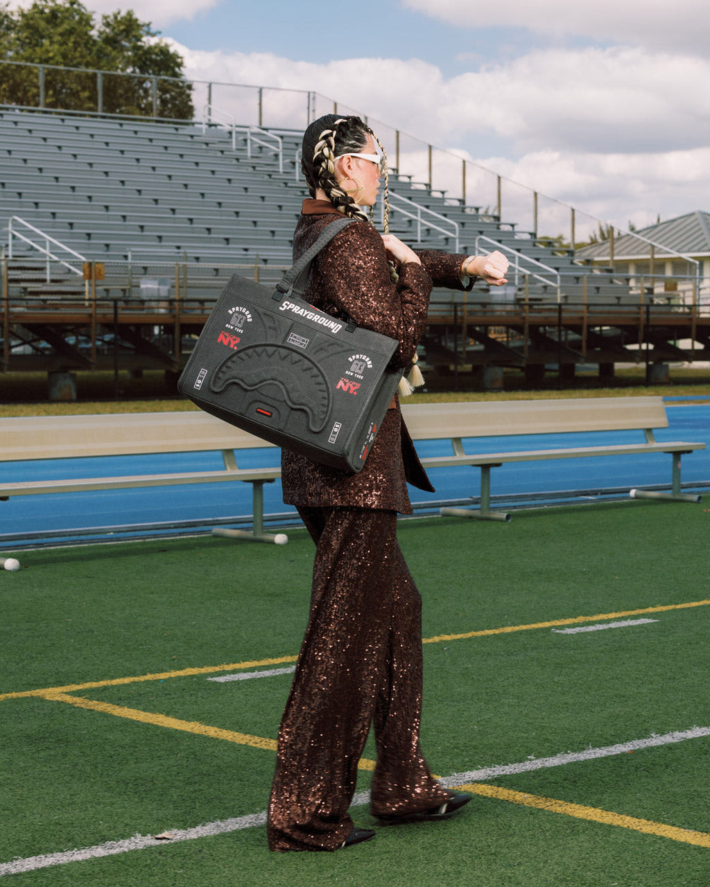 SPRAYGROUND Grid Locked Tortuga Tote — product image 6