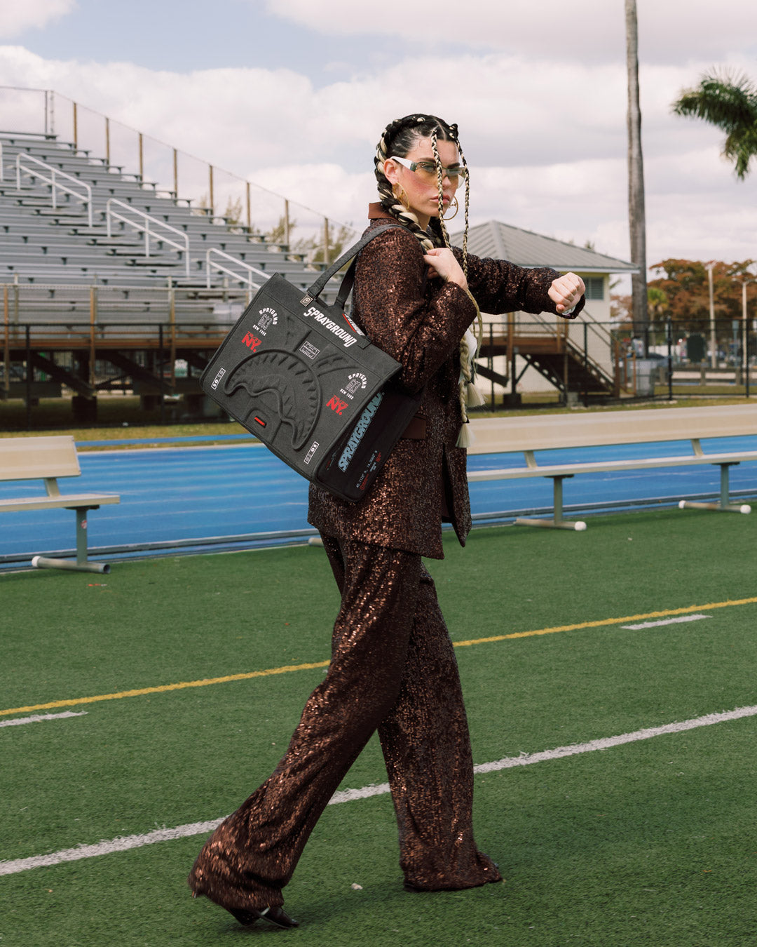 SPRAYGROUND Grid Locked Tortuga Tote — product image 8